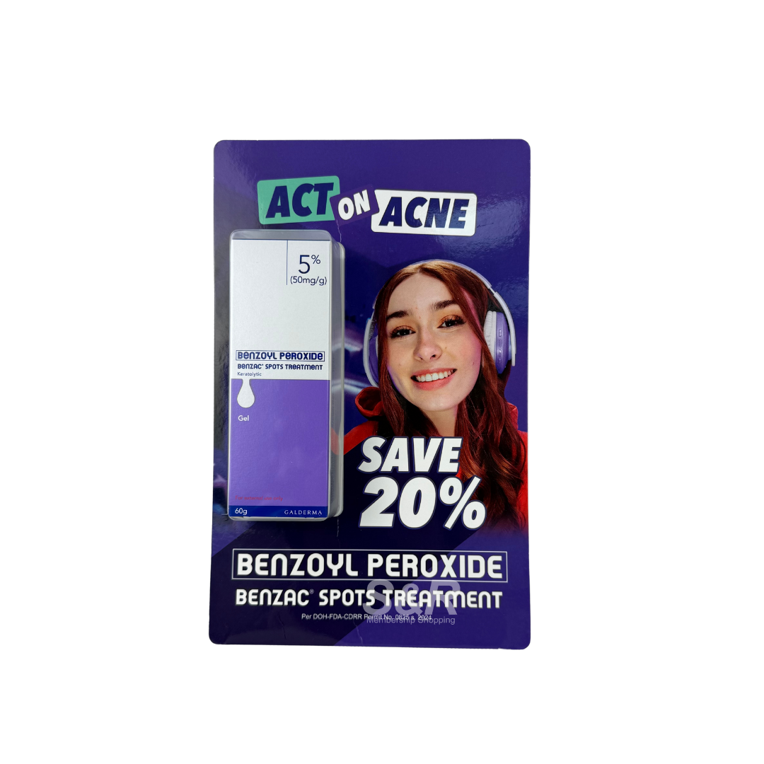 Benzac Act on Acne Spots Treatment Gel 60g Benzac Act on Acne Spots Treatment Gel 60g